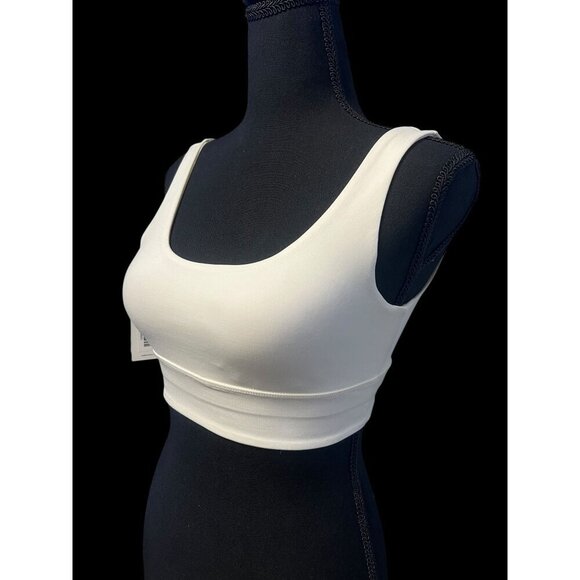 OUTDOOR VOICES FREE FORM SCOOP BRA COLOR MILK STONE PILATIES GYMATTIRE XXSM - Picture 3 of 9